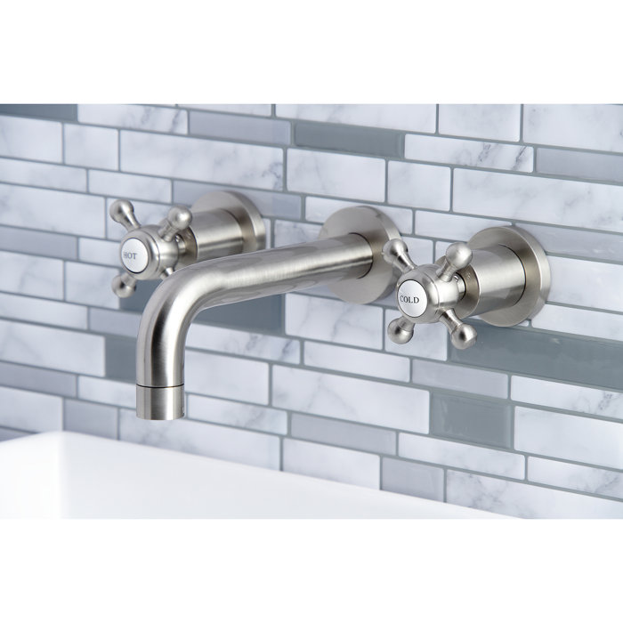 Kingston Brass Metropolitan Wall Mounted Bathroom Faucet & Reviews ...